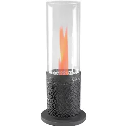Kirklands Home Fire Pits|Portable Tabletop Fireplace on Black Base