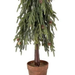 New Potted Soft Touch Norfolk Pine Tree, 48 in. Christmas Arrangements & Garland