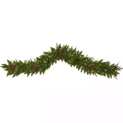 Online Pre-Lit Pine and Berry Garland Christmas Arrangements & Garland