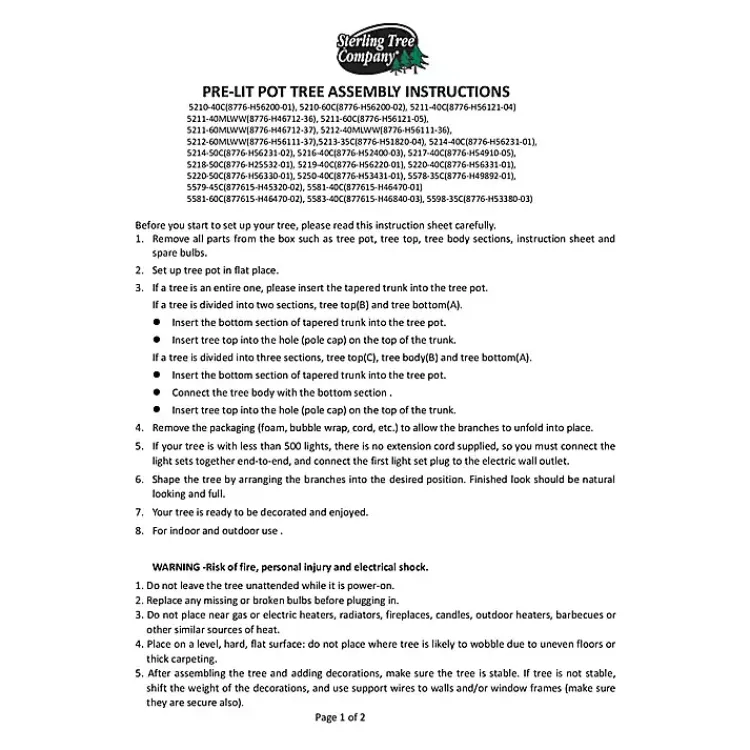 Outlet Pre-Lit Spiral Potted Pine Trees, Set of 2 Christmas Trees