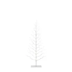 Clearance Pre-Lit White Christmas Twig Tree, 60 in. Christmas Trees