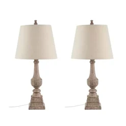 Kirklands Home Table Lamps|Provencal Martha Stewart Table Lamps, Set of 2 Tan