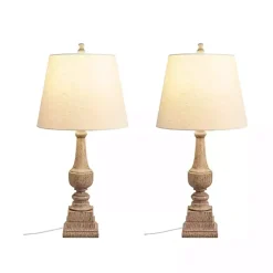 Kirklands Home Table Lamps|Provencal Martha Stewart Table Lamps, Set of 2 Tan