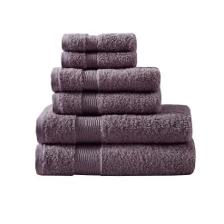 Kirklands Home Bath Towels|Egyptian Cotton 6-pc. Towel Set Purple