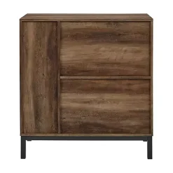 Kirklands Home Cabinets & Sideboards|Reclaimed Wood Industrial Bar Cabinet Brown