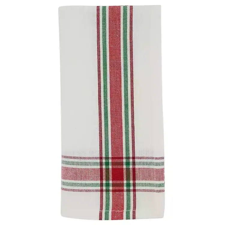 Outlet Red and Green Plaid Napkins, Set of 4 Christmas Dining & Entertaining