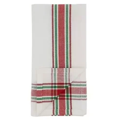 Outlet Red and Green Plaid Napkins, Set of 4 Christmas Dining & Entertaining