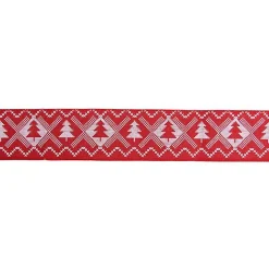Best Red and White Nordic Tree 16 yard Christmas Ribbon Christmas Tree Decorations