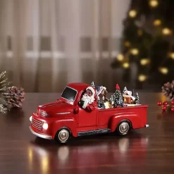 Animated Santa Claus Truck Christmas Decorations