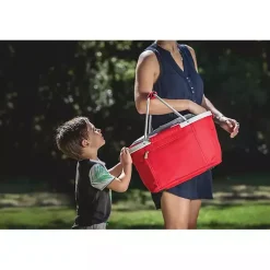 Kirklands Home Serving & Entertaining|Arkansas Razorbacks Cooler Basket Red