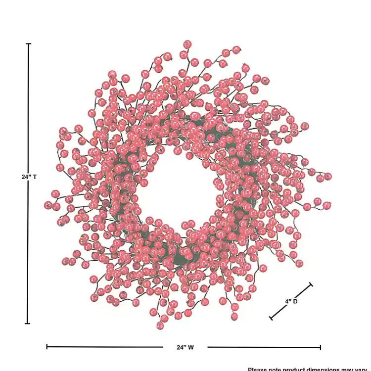 Sale Berry Outdoor Wreath Christmas Wreaths