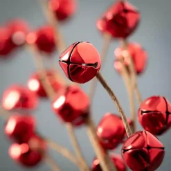 Jingle Bells Christmas Spray Stems, Set of 3 Christmas Tree Decorations