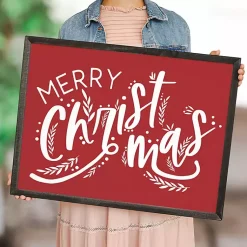 Sale Merry Christmas Framed Wall Plaque Christmas Art & Wall Decor