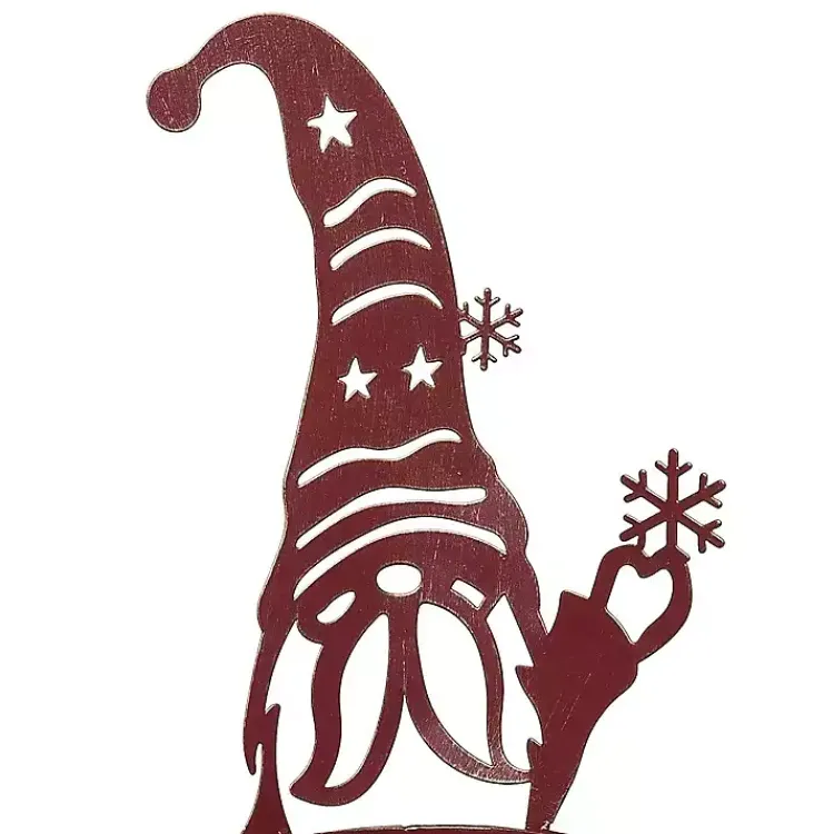 Sale Metal Christmas Gnome Bowl, 16 in. Christmas Decorations