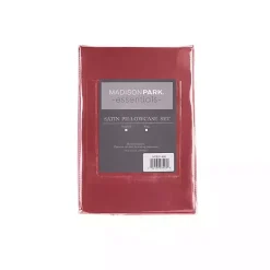 Kirklands Home Bed Sheets|Satin Standard 2-pc. Pillow Case Set Red
