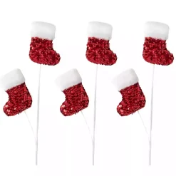 Stockings Christmas Stems, Set of 3 Christmas Tree Decorations