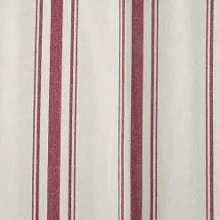 Kirklands Home Curtains & Drapes|Stripe Farmhouse Curtain Panel Set, 95 in. Red