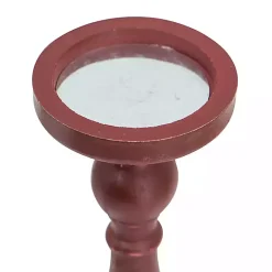 Wood Spindle Taper Candle Holders, Set of 5 Candle Holders