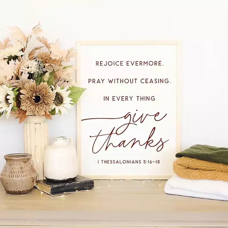 Outlet Rejoice Evermore Framed Wall Plaque Fall