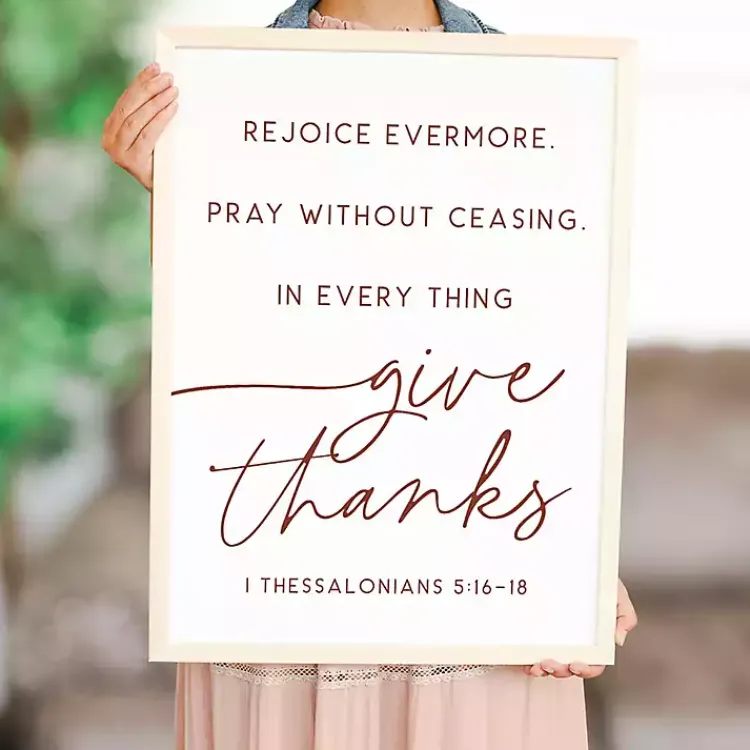 Outlet Rejoice Evermore Framed Wall Plaque Fall