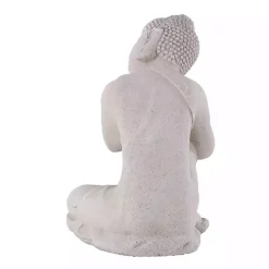 Kirklands Home Garden Statues|Resting Buddha Statue Gray