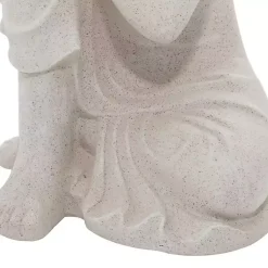 Kirklands Home Garden Statues|Resting Buddha Statue Gray