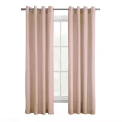 Kirklands Home Curtains & Drapes|Rose Crinkle Harmony Curtain Panel, 63 in. Pink