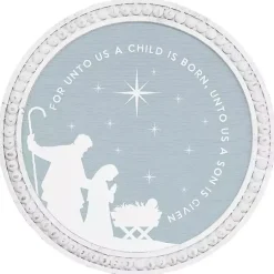 Outlet Round A Child is Born Wall Plaque Christmas Art & Wall Decor