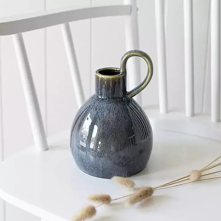 Outlet Round Oversized Handle Jug Vase Vases