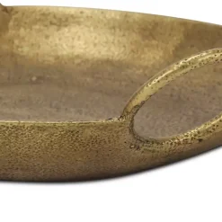 Sale Round Cast Iron Dish with Handles Decorative Bowls & Jars