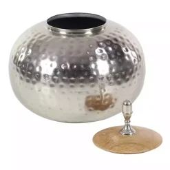 Best Round Jar with Mango Wood Lid Decorative Bowls & Jars