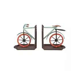 Best Rustic Bicycle Bookends, Set of 2 Decorative Accents