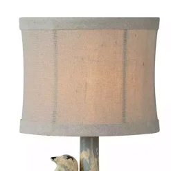 Kirklands Home Table Lamps|Rustic June Bird Mini Table Lamps, Set of 2 Blue