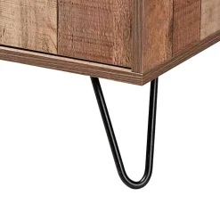 Kirklands Home Cabinets & Sideboards|Rustic Hairpin Wine Cabinet Brown