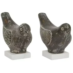 Sale Rustic Etched Birds 2-pc. Figurine Set Statues & Figurines