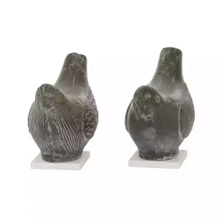 Sale Rustic Etched Birds 2-pc. Figurine Set Statues & Figurines