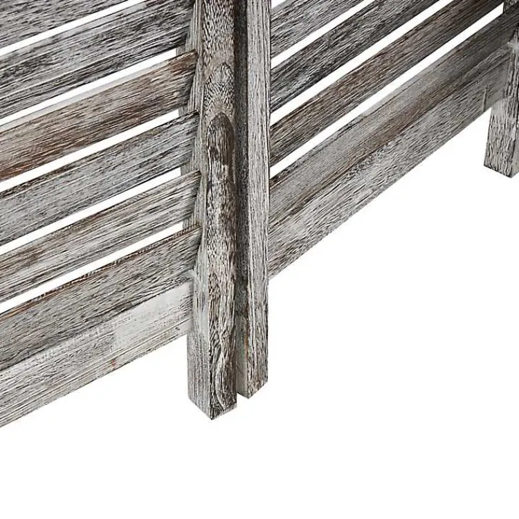 Hot Rustic Shutter Trifold Room Divider Decorative Accents