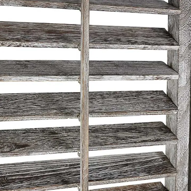 Hot Rustic Shutter Trifold Room Divider Decorative Accents