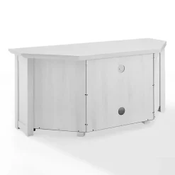 Kirklands Home Tv Stands & Media Consoles|Rustic White Katy-Corner TV Stand