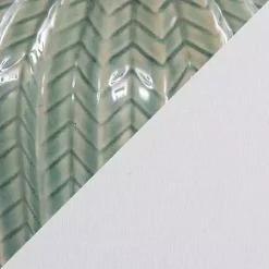 Kirklands Home Table Lamps|Sage Ceramic Chevron Table Lamps, Set of 2 White