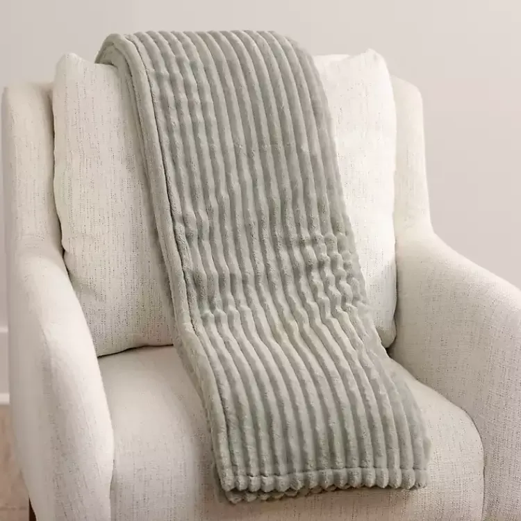 Discount Sage Corduroy Berber Throw Blankets & Throws