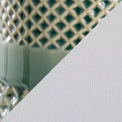 Kirklands Home Table Lamps|Sage Green Geometric Table Lamps, Set of 2 White