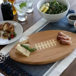 Kirklands Home Serving & Entertaining|San Francisco 49ers Bamboo Football Cutting Board Tan