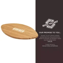 Kirklands Home Serving & Entertaining|San Francisco 49ers Bamboo Football Cutting Board Tan