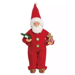 Santa in Pajamas Christmas Figurine Christmas Decorations