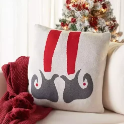 Outlet Santa's Helpers Feet Pillow Christmas Pillows