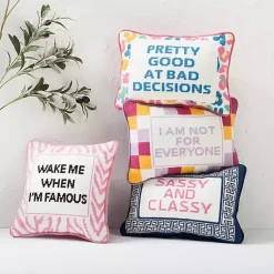 Best Sassy and Classy Needlepoint Throw Pillow Pillows