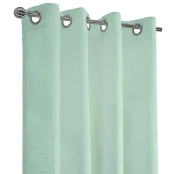 Kirklands Home Curtains & Drapes|Seafoam Boucle Sheer Curtain Panel, 84 in. Green