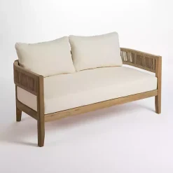 Kirklands Home Outdoor Seating|Seaside Outdoor Settee