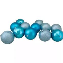 Hot Shatterproof Turquoise Multi 32-pc. Ornaments Christmas Ornaments